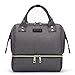 HaloVa Diaper Bag, Mini Mommy Maternity Baby Nappy Backpack, Dark Grey