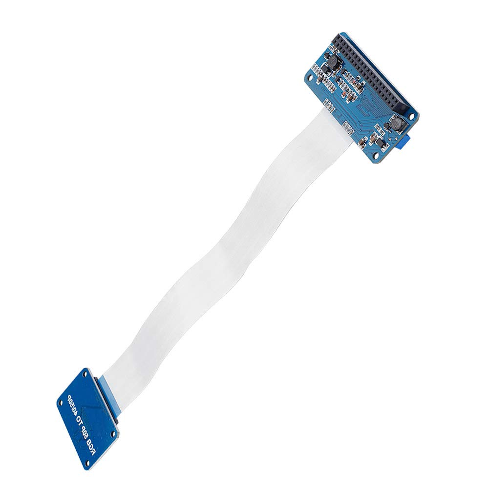 ASHATA RGB LCD Driver Board Kit DPI Driver 50Pin to 40Pin Adapter Board For