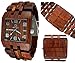 Personalized Engraving Available for Fulfilled by Seller- Wood Watch with Date-Wood Watch-Wood Engraving-Custom Watch-Christmas-Wedding-Anniversary Gift - Men's Watch Style Omega I Rosewood