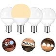 12 volt RV vanity led light bulbs BA15S 1383 1139 1156 1141 20-99 9019 replacement for 5th wheel Camper trailer Motorhomes Marine boat bathroom 30-40W equivalent soft white 3000K pack of 4