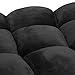 Best Choice Products 14-Position Memory Foam Folding Adjustable Gaming Floor Sofa Chair for Living Room, Bedroom, Black