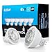 Hyperikon LED MR16 Light Bulb GU5.3 6W=40-50W, Bi-Pin Base, 12V Spot Lighting, UL, Energy Star, Warm White, 6 Pack