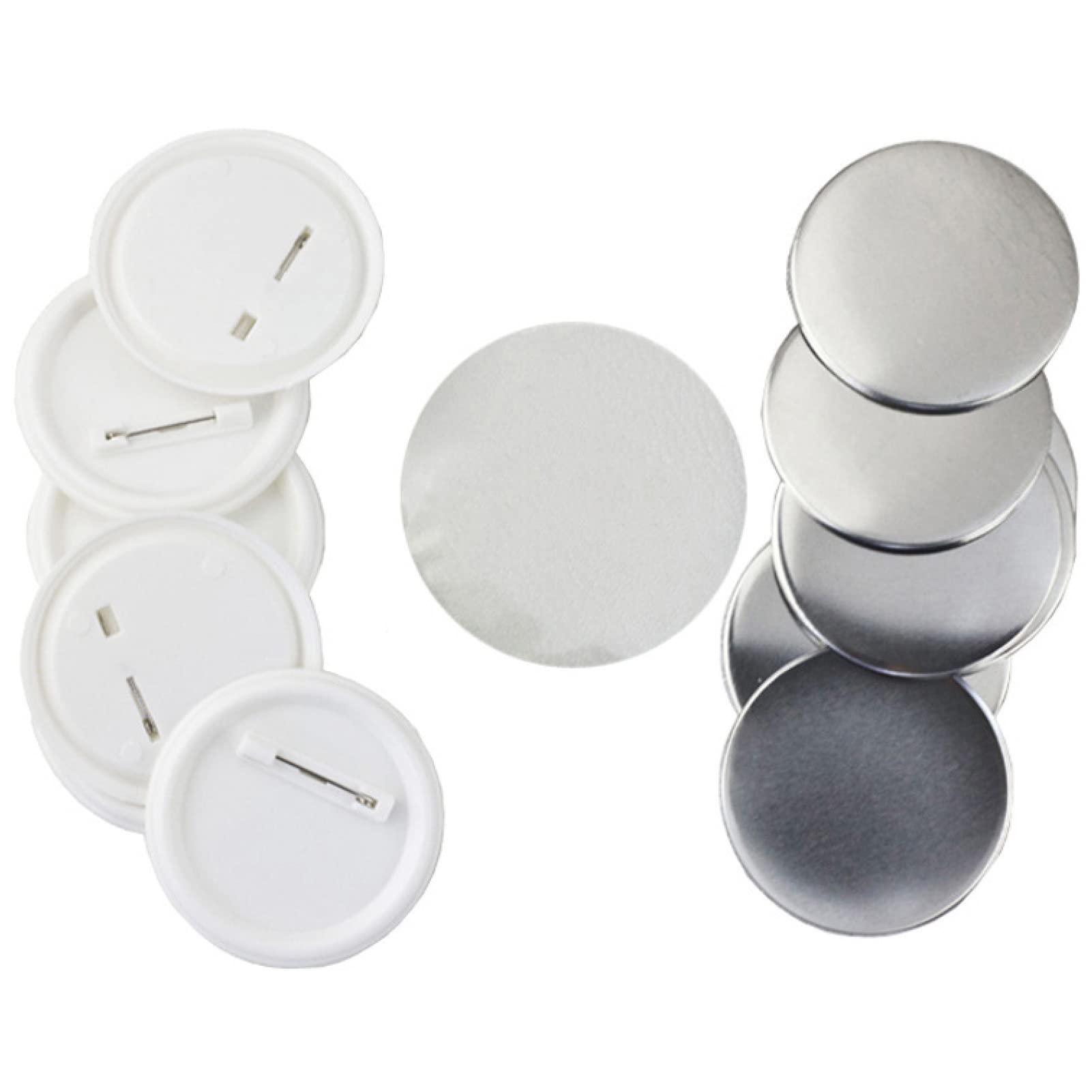 [シャンディニー] 缶バッジ パーツセット 32mm 缶バッジマシーン用 素材 DIY 製作 ブリキ ばね針式 の商品画像