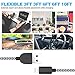 TNSO MFi Certified Phone Cable 5 Pack [3/3/6/6/10FT] Extra Long Nylon Braided USB Charging & Syncing Cord Compatible Phone Charger X/8/8Plus/7/7Plus/6S/6S Plus/SE/Pad/Nan More(Black and White)