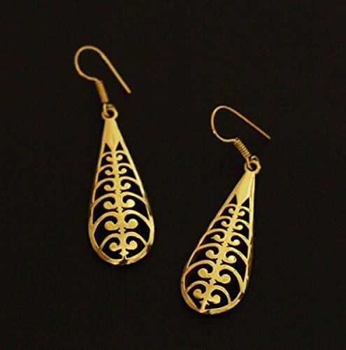 Ethnic Earrings- Filigree Earrings-Indian Jewellery- Indian earrings- Leaf earrings E25