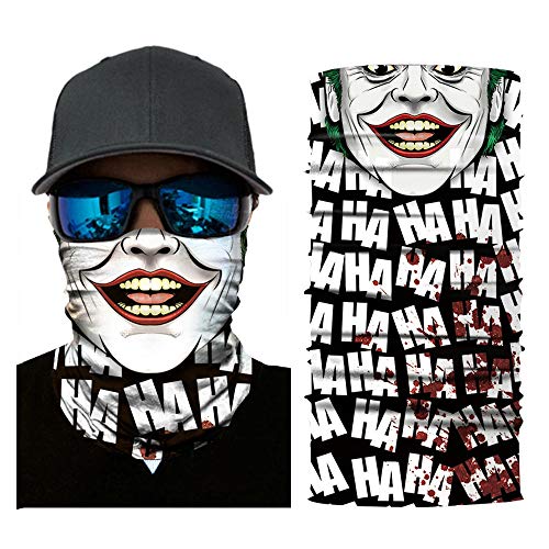 Coohole Face Sun Mask Neck Gaiter UV Dust Protection Breathable Elastic Scarf Balaclava Headband for Hot Summer Cycling Hiking Fishing - Thumbnail 2