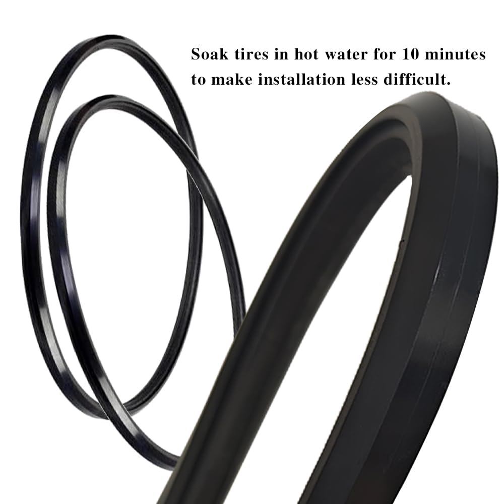 Migeek Wheelchair Rear Wheel Replacement Tire, 24 