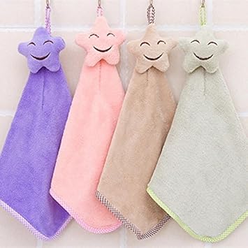 Epyz Hanging Hand Napkin for Wash basin, Kitchen Basin ( Assorted Colour ) - Set of 4