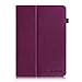 Dragon Touch E97 Folio Case - Fintie Premium Vegan Leather Cover with Stylus Holder for Dragon Touch E97 9.7-Inch Android Tablet PC, Purple
