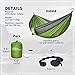 Forbidden Road Camping Hammock 400lbs Capacity Portable Hammock for Outside, Backyard, Travel, Backpacking, Beach
