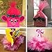 Supla 4 Colors Valentine's Day Tulle Rolls White Pink Red Fuchsia Tulle Fabric Ribbon Tulle Netting Rolls Spool - 6
