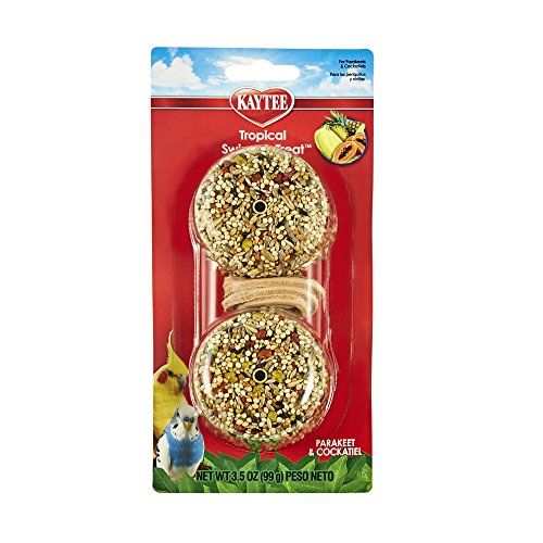 Kaytee Fiesta Tropical Swing-A-Treat Parakeet And Cockatiel, 3.5-Oz