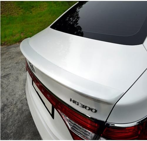 DALLIZA Rear Trunk Lip Spoiler PAINTED 1-pc For 2011 2012 2013 Hyundai Azera : Grandeur HG (VR5 - CHERRY BLACK)