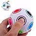 Malltop Anxiety Stress Relief Focus Rainbow Magic Ball Plastic Cube Twist Puzzle Toys