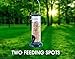 Weather Proof Outdoor Bird Feeder with UV Sun-proof. Durable and Disassembles for Quick, Easy Cleaning, Squirrel Proof