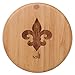 Totally Bamboo Eco-Friendly Salt Box, Fleur-de-lis with 