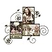 Adeco PF0523 Decorative Bronze-Color Iron Wall Hanging Collage Picture Photo Frame, 5 X 7