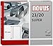 Novus 23/20 Super-Premium Heavy Duty Staples, 1000 Pack