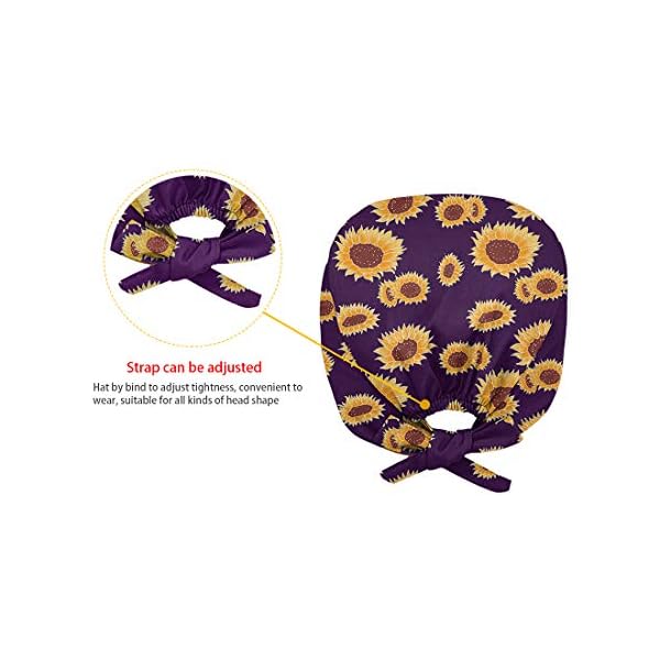 Woisttop Coloridas flores mariposa diseño pre atado pañuelo cabeza bufanda turbante chemo sombrero cabeza abrigo para… | DeHippies.com
