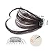HIKYUU Clip on Front Fringes Bangs Remy Brazilian Human Hair Extensions Real Remy Human Hair Light Brown Bangs without Temples