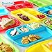 4-Compartment Divided Plastic Tray -