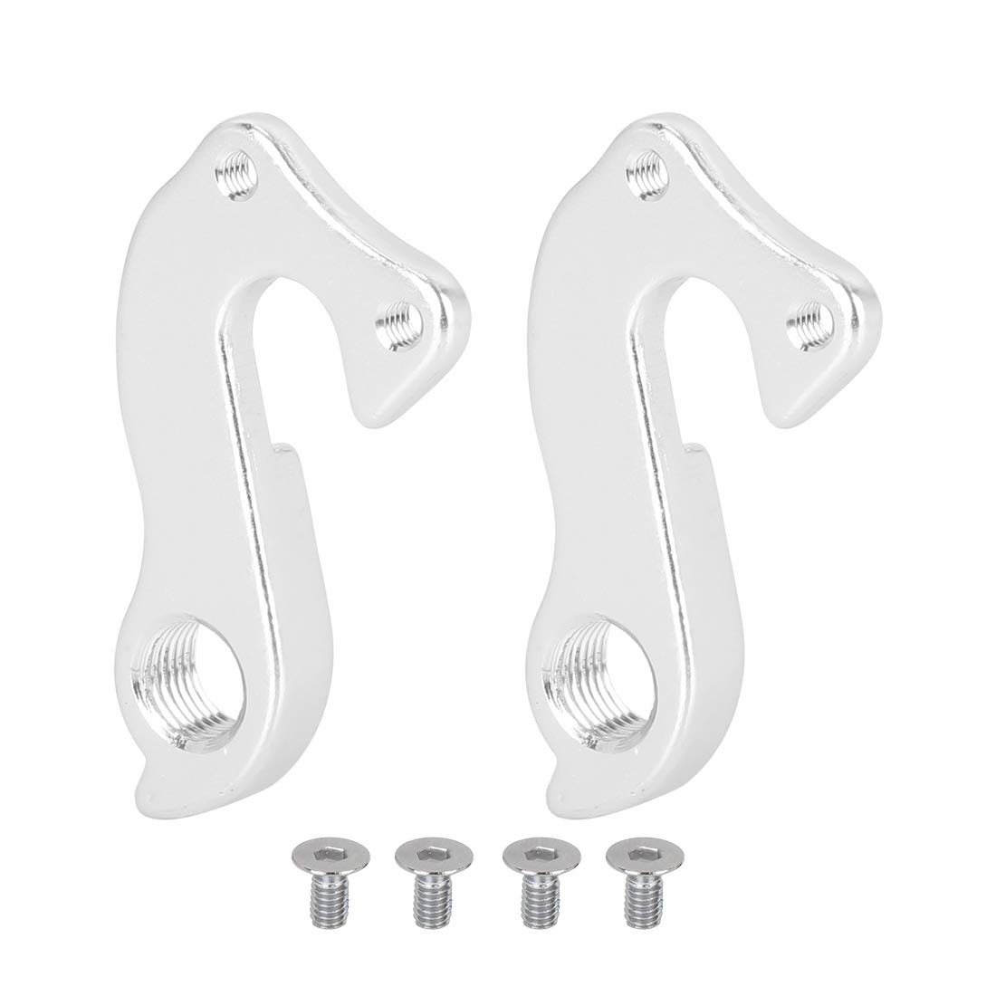 X AUTOHAUX 2pcs Aluminium Alloy Bike Bicycle Tail Hook Rear Derailleur Hanger