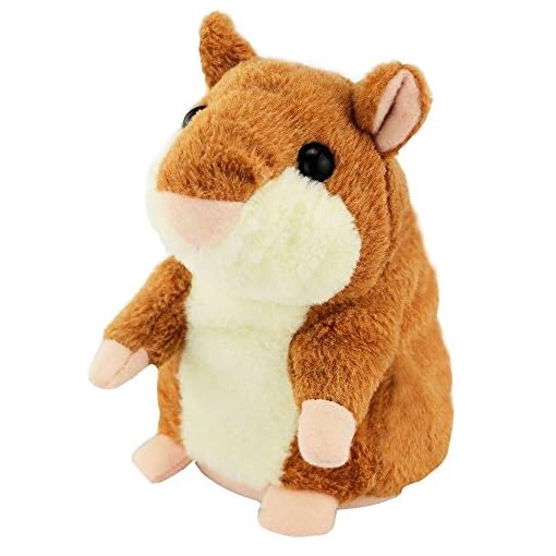 Color You Talking Hamster Repeats What You Say Electronic Pet Talking Plush Toy