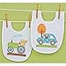 Dimensions Needlecrafts Stamped Cross Stitch, Happi Transport Bibs