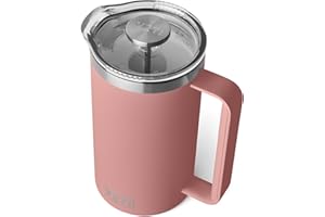 YETI Rambler 34 oz. French Press Coffee Maker, Sandstone Pink