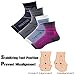 Thirty 48 Plantar Fasciitis Socks, 20-30 mmHg Foot Compression Sleeves for Ankle/Heel Support, Increase Blood Circulation, Relieve Arch Pain, Reduce Foot Swelling (Black & Grey (2 Pairs), Small)