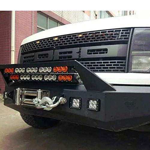 AngelMa 32'' Dual Color Amber/White CREE Led Light Bar Cree LED Light Bar Offroad stroboflash 180w 20000 Lumen Off Road Polaris RZR UTV 4WD 4X4 Jeep Truck Tractor Raptor Bumper Rock+ Wireless Control - Thumbnail 5