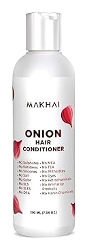 Makhai Onion Hair Conditioner for Hair Growth, Hair Fall with Aloe Vera and Vitamin E, No Paraben 200ml
