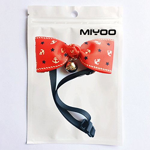 Miyoo Colorful Pet Bow Tie, Adjustable Fashion Cat Dog Rabbit Bow tie Collar with Bell, Pet Accessories Bowtie for Small Cats Kitten Dogs Puppy. (2) - Thumbnail 6