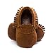 Kuner Baby Boys Girls Tassel Soft Soled Non-Slip Crib Shoes Moccasins First Walkers