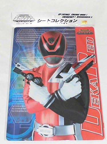 Amazon 特捜戦隊デカレンジャー シートコレクション リバーシブル下敷き デカレッド 赤座伴番 単品 戦隊シリーズ さいねい龍二 セイカ 下敷き 文房具 オフィス用品