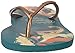 Havaianas Women's Slim Organic Sandal, Petroleum, 39/40 BR (9-10 M US)
