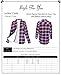Ladies' Code Women's Winter Flannel Plaid Button Down Top with Sherpa Fleece Lining