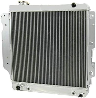 87-06 Jeep Wrangler Radiator Pro 3 Row Core Full Aluminum Radiator for Jeep Wrangler YJ TJ 1987-2006 1988 1989 1990 04 05 2.4L 2.5L 4.0L 4.2L, L4 L6