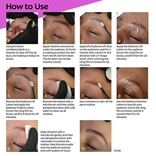 AYASAL Ultimate Eyebrow Lamination Kit, Eyebrow Lift Kit DIY Brow