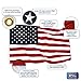 Annin Flagmakers (2300) SolarGuard Nyl-Glo American Flag, Made in USA, 6 x 10 Feet, Nylon
