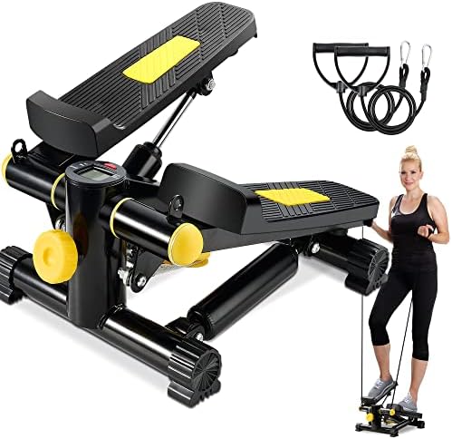 Bryner Stepper for Exercise, Stair Stepper with LCD Monitor Quiet