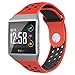 NO1seller Top Fitbit Ionic Bands Small Large for Women Men, Soft Silicone Sport Band Replacement Accessories with Ventilation Holes for Fitbit Ionic and Adidas Smartwatch