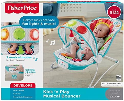 fisher price deluxe kick and play musical bouncer