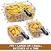 Deep Fryer with Basket, M Minca 1800W Electric Deep Fryer with Timer, Stainless-Steel Triple Basket, 4 Liter Oil Capacity…