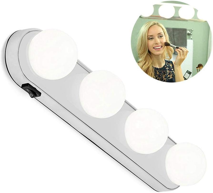 Woomo Led Vanity Mirror Lights Cordless Portable Amazon Co Uk Electronics