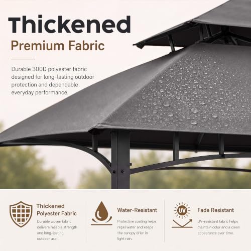 ABCCANOPY 8x5 Grill Gazebo Review: BBQ Shelter with LED Lights image 22