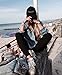 Waldeal Women's Friends Baeball Cap Embroidered Plain Adjustable Denim Dad Hats Black