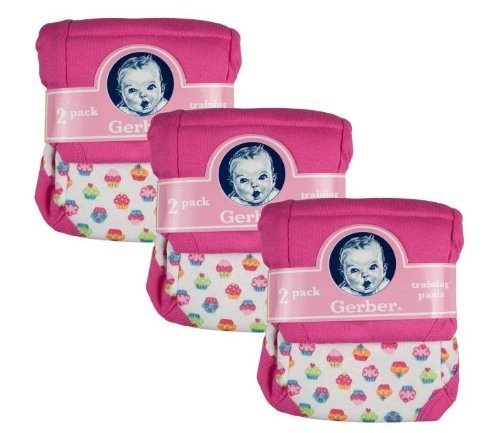 Amazon Com Gerber Training Pants 18 Month 6 Pair Girl Toilet Training Pants Baby