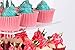 weddingwish Cupcake Stand, Acrylic Cupcake Holder, Premium 4 Tier Square Cupcake Stand for Wedding Birthday Holidays, Cady Bar Party Decoration,Clear