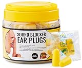 Ear Plugs for Sleeping - 30 Pairs Individually Wrapped Sound Blocking Earplugs - Block Snoring & Annoying Noise for Peace and Quiet - Perfect for Travel & Study